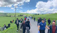 Ardahan Hanak halkı temizlik için sokağa döküldü