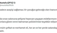 Sınava yetişemeyen öğrencilerin imdadına polis ekipleri yetişti