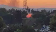 Bursa Kültür Yolu Festivali alanında çıkan yangın korkuttu