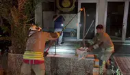 İskenderun’da bir evin bahçesinde 1,5 metrelik yılan paniği