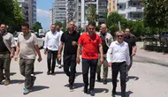 Çukurova Belediye Başkanı Kozay Güzelyalı sokaklarında