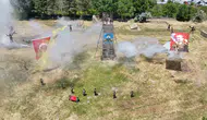 Kayseri'de komandoların nefes kesen gösterisiyle tarihi kutlama