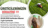 Kırklareli hububat üreticisini süne zararlısına karşı ilaçlama uyarısı