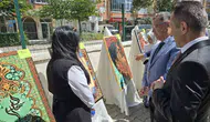 Faslı kursiyerden Yozgat tarihine sanat dokunuşu
