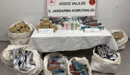 Düzce’de kargolara gizlenmiş kaçak ürün operasyonu