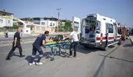 Mersin sokaklarında gerçeği aratmayan kaza senaryosu