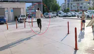 İnegöl'de hastane önünde film gibi kovalamaca