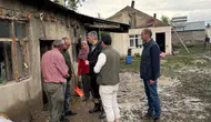 Diyadin’de yağış sonrası yaralar sarılıyor