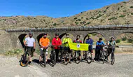 Kovancılar bisikletlileri Palu yolunda 50 kilometre pedal çevirdi