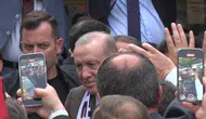 Erdoğan Edirne sokaklarında vatandaşla buluştu