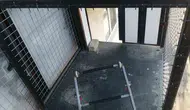 Aydın'da dış cephe asansöründe mahsur kalan kadın kurtarıldı