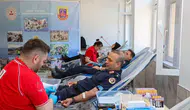 Sinop jandarması kuruluş yıldönümünü kan bağışıyla kutladı