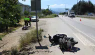 Amasya Boğazköy yolunda iki motosiklet kafa kafaya çarpıştı