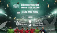 Battalgazi Belediyespor futsalda final için sahaya çıkıyor