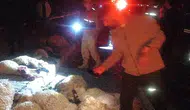 Van'da gece yarısı kaza Sürüye çarpan otomobilde hasar oluştu