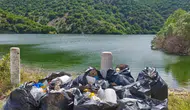 Özburun Göleti’nde balıkçılar kolları sıvadı