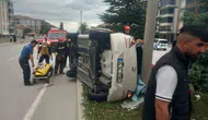 Kulu’da direksiyon hakimiyetini kaybeden sürücü kaza yaptı