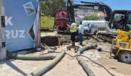 Datça sahilinde atık su paniği