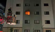 Adıyaman'da apartman dairesinde yangın paniği