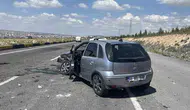 Niğde Kayseri yolunda iki araç çarpıştı