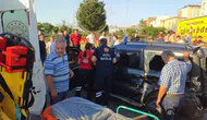 Eynesil kavşağındaki kazada bir sürücü yaralandı