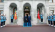 Erdoğan ve Mickoski Dolmabahçe’de bir araya geldi