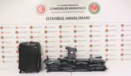 İstanbul Havalimanı’nda bagajdan çıkan 20 milyonluk uyuşturucuya operasyon