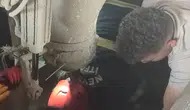 Nevşehir'de iş kazası Makineye sıkışan işçi yaşam mücadelesi veriyor