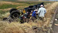 Diyarbakır'da traktör kazası sürücü araç altında kaldı