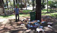 Aydınlıların serinleme durağı bir gecede çöplüğe döndü