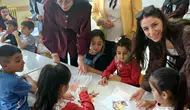 Miniklerin kağıda döktüğü hayaller üniversiteli abla ve abileriyle canlandı