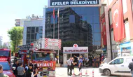 Efeler Belediyesi binasında yangın paniği yaşandı