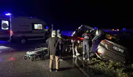 Kastamonu'da direksiyon hakimiyeti kayboldu bariyerlere saplandı
