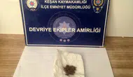 Keşan polisi şüpheliyi durdurdu uyuşturucuyla yakaladı