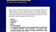 Niğde’de sağanak yağış alarmı verildi