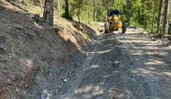 Çameli Yaylapınar yolunda asfalt hazırlığı başladı