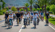 Marmaris’te yüzlerce bisikletli gençlik yılı için pedalladı