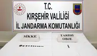 Kırşehir yolunda tarihi eser operasyonu