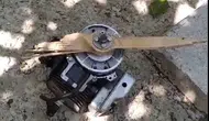 Kastamonu'da bir evin fındık bahçesine insansız hava aracı düştü