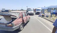 İslahiye yolunda iki araç çarpıştı