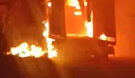 Büyükçekmece’de gece yarısı TIR yangını