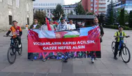 Erzurum’da sağlıkçılardan 137’nci hafta Gazze yürüyüşü