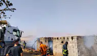 Mardin'de anız yangını köye sıçradı