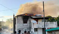 Ayvalık Küçükköy’de boş binada korkutan yangın