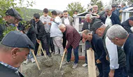 Rıza Çalımbay acı gününde annesini Sivas’ta toprağa verdi