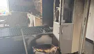 Samandağ’da bir ev alevlere teslim oldu