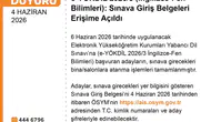 e-YÖKDİL 2026/3 sınavına girecek adaylar belgelerinizi kontrol edin