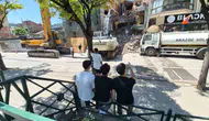 Eskişehirde yıkım çalışmaları milli spor oldu