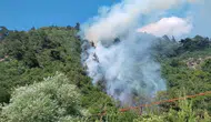 Bursa Osmangazi orman yangınıyla mücadele ediyor