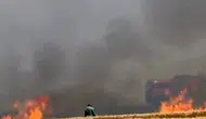 Karacabey’de buğday tarlaları yanıyor